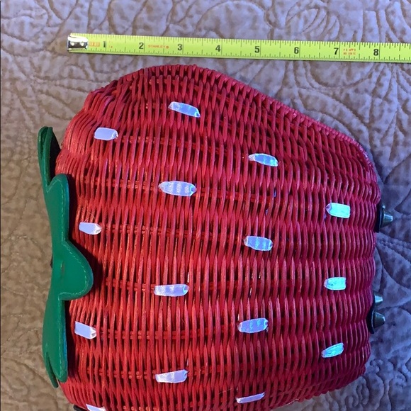 NWOT🍓crossbody/shoulder handcrafted woven bag - Picture 15 of 16